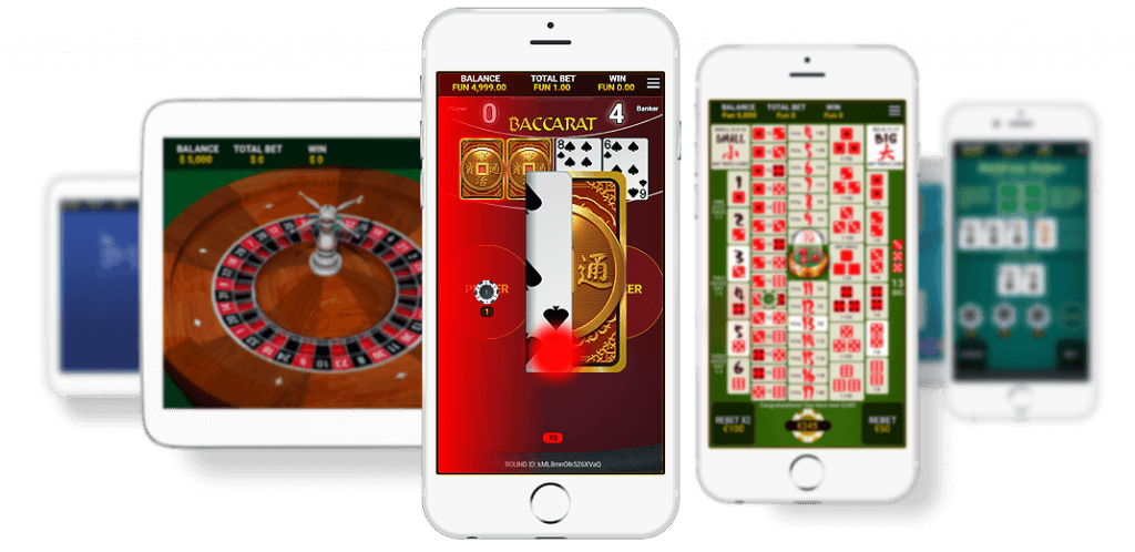 database mobile casino game